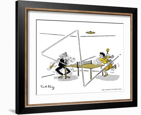 Hazel Cartoon-Ted Key-Framed Giclee Print