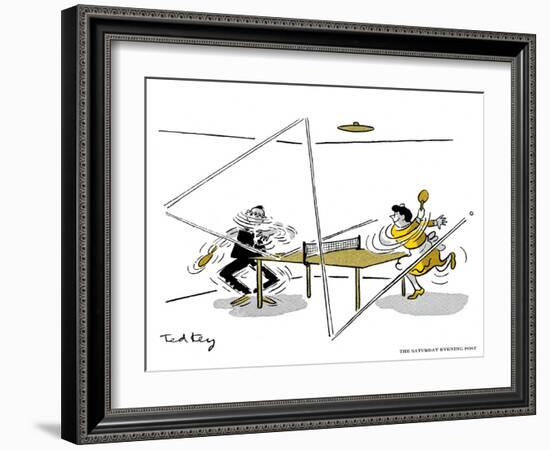 Hazel Cartoon-Ted Key-Framed Giclee Print