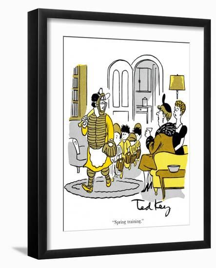 Hazel Cartoon-Ted Key-Framed Giclee Print