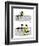 Hazel Cartoon-Ted Key-Framed Giclee Print