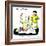 Hazel Cartoon-Ted Key-Framed Giclee Print