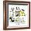 Hazel Cartoon-Ted Key-Framed Giclee Print