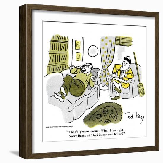 Hazel Cartoon-Ted Key-Framed Giclee Print