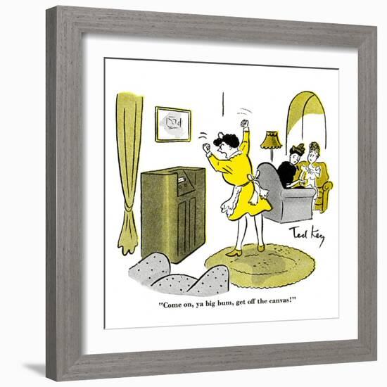 Hazel Cartoon-Ted Key-Framed Giclee Print