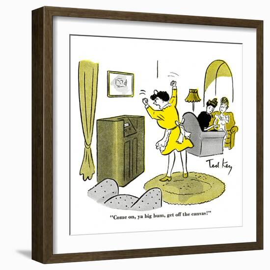 Hazel Cartoon-Ted Key-Framed Giclee Print