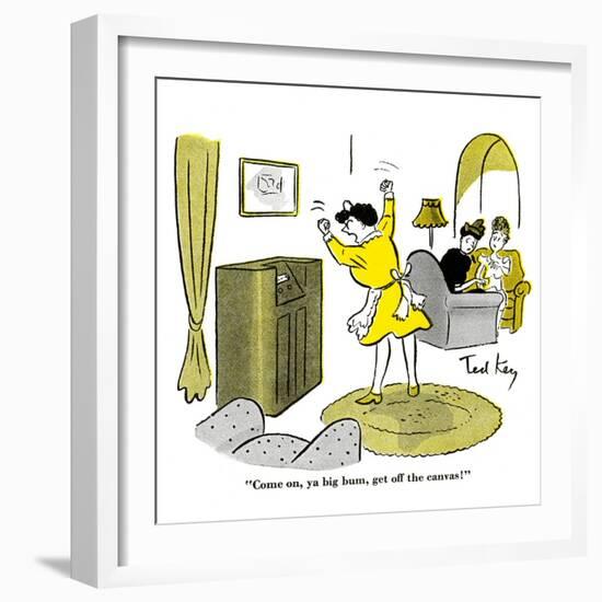 Hazel Cartoon-Ted Key-Framed Giclee Print