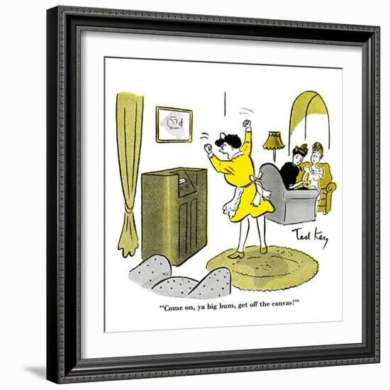 Hazel Cartoon-Ted Key-Framed Giclee Print