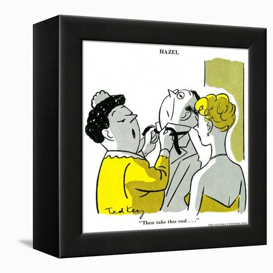 Hazel Cartoon-Ted Key-Framed Premier Image Canvas