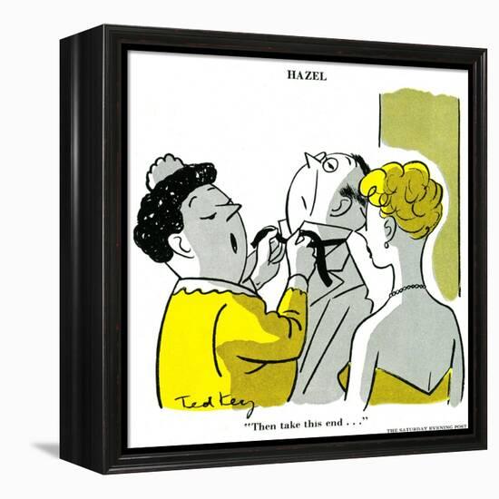 Hazel Cartoon-Ted Key-Framed Premier Image Canvas