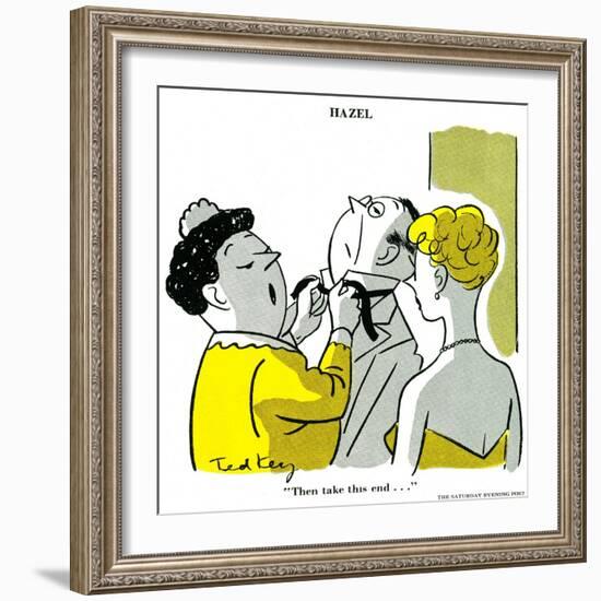 Hazel Cartoon-Ted Key-Framed Giclee Print