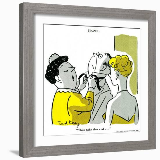 Hazel Cartoon-Ted Key-Framed Giclee Print