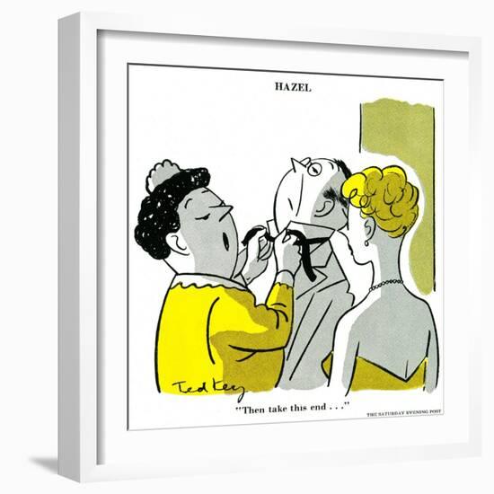 Hazel Cartoon-Ted Key-Framed Giclee Print