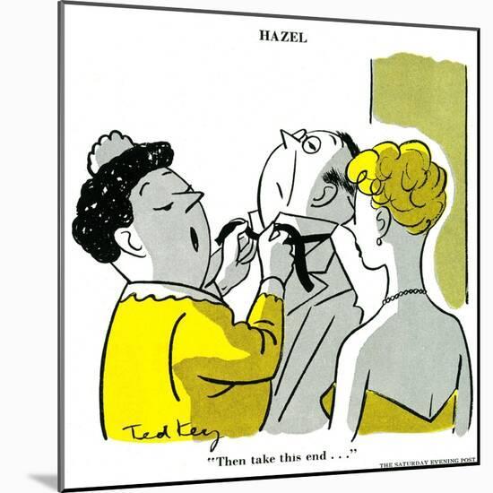 Hazel Cartoon-Ted Key-Mounted Giclee Print