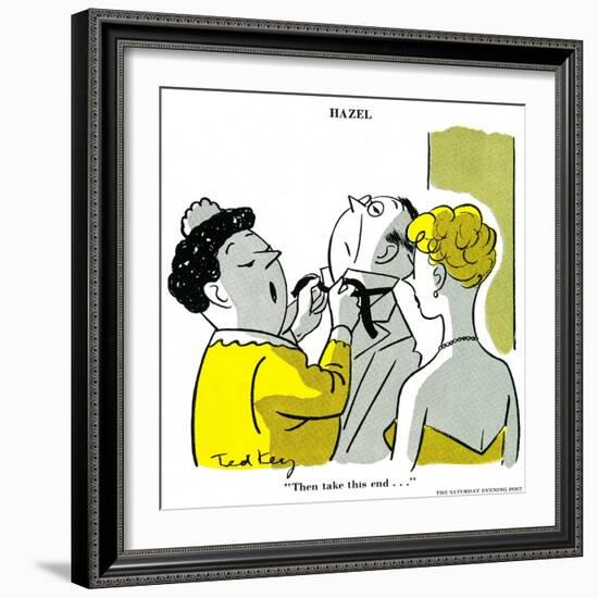 Hazel Cartoon-Ted Key-Framed Giclee Print