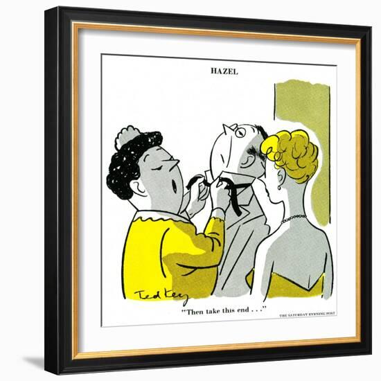 Hazel Cartoon-Ted Key-Framed Giclee Print