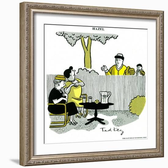 Hazel Cartoon-Ted Key-Framed Giclee Print