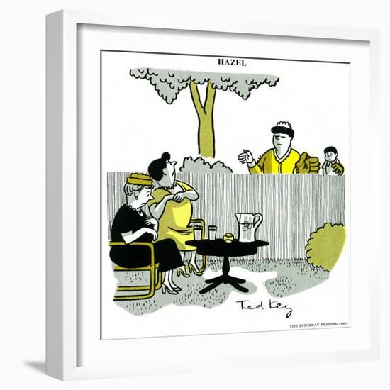 Hazel Cartoon-Ted Key-Framed Giclee Print