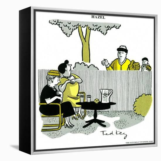 Hazel Cartoon-Ted Key-Framed Premier Image Canvas