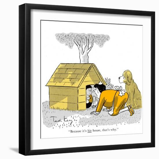 Hazel Cartoon-Ted Key-Framed Giclee Print