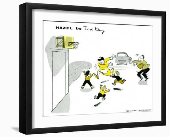 Hazel Cartoon-Ted Key-Framed Giclee Print