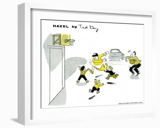 Hazel Cartoon-Ted Key-Framed Giclee Print