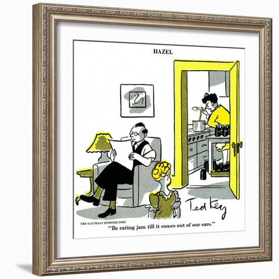 Hazel Cartoon-Ted Key-Framed Giclee Print