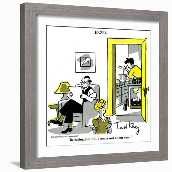 Hazel Cartoon-Ted Key-Framed Giclee Print