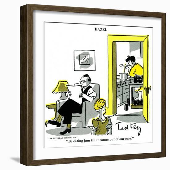 Hazel Cartoon-Ted Key-Framed Giclee Print