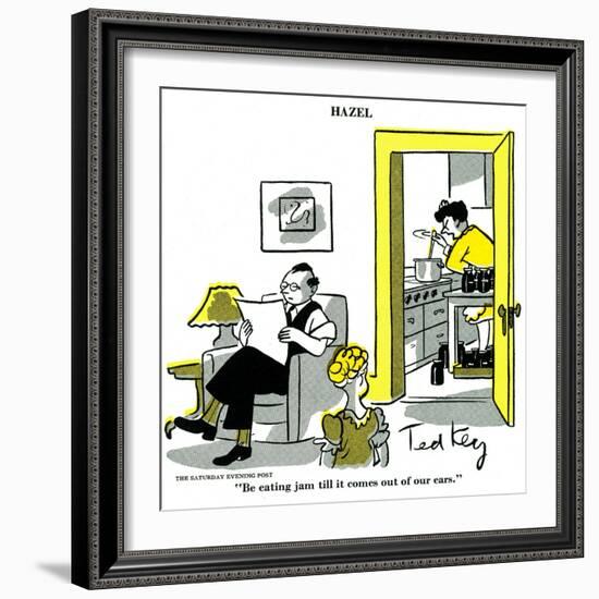 Hazel Cartoon-Ted Key-Framed Giclee Print