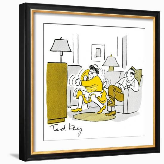 Hazel Cartoon-Ted Key-Framed Giclee Print