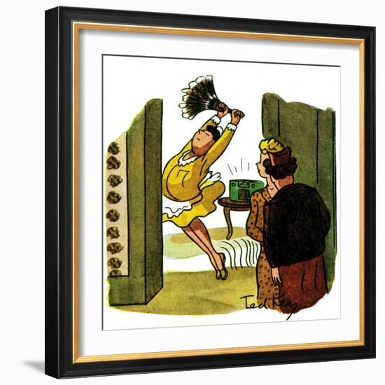 Hazel Cartoon-Ted Key-Framed Giclee Print