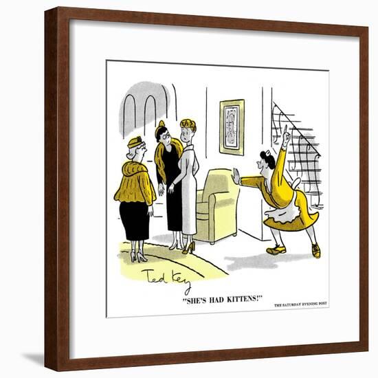 Hazel Cartoon-Ted Key-Framed Giclee Print