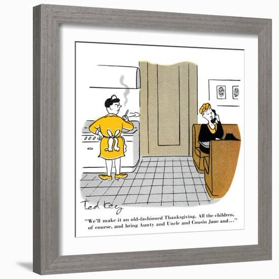 Hazel Cartoon-Ted Key-Framed Giclee Print