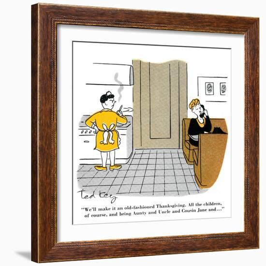 Hazel Cartoon-Ted Key-Framed Giclee Print