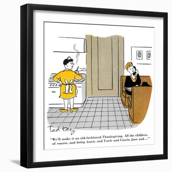 Hazel Cartoon-Ted Key-Framed Giclee Print