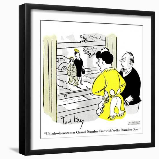 Hazel Cartoon-Ted Key-Framed Giclee Print