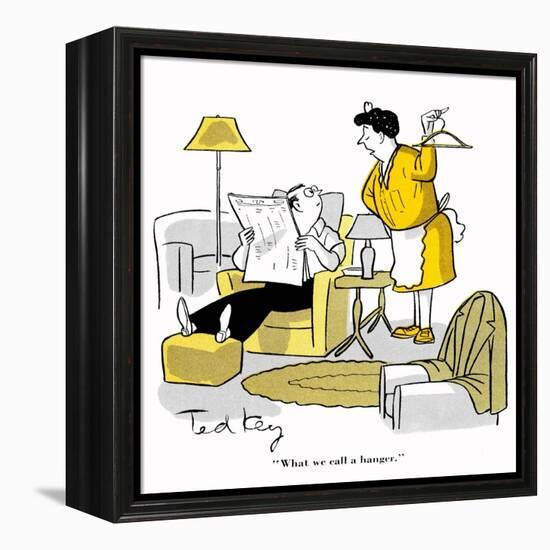 Hazel Cartoon-Ted Key-Framed Premier Image Canvas