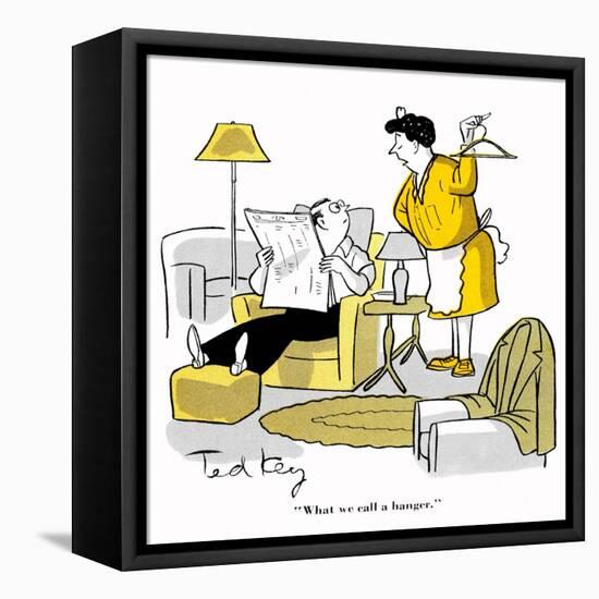 Hazel Cartoon-Ted Key-Framed Premier Image Canvas