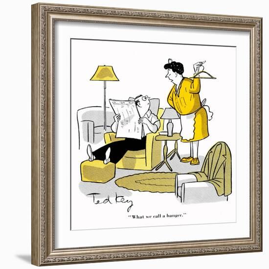 Hazel Cartoon-Ted Key-Framed Giclee Print