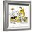 Hazel Cartoon-Ted Key-Framed Giclee Print