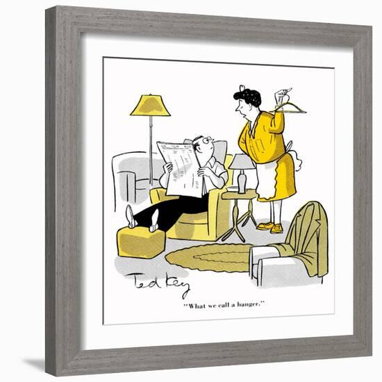 Hazel Cartoon-Ted Key-Framed Giclee Print