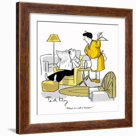 Hazel Cartoon-Ted Key-Framed Giclee Print