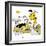 Hazel Cartoon-Ted Key-Framed Giclee Print