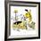 Hazel Cartoon-Ted Key-Framed Giclee Print