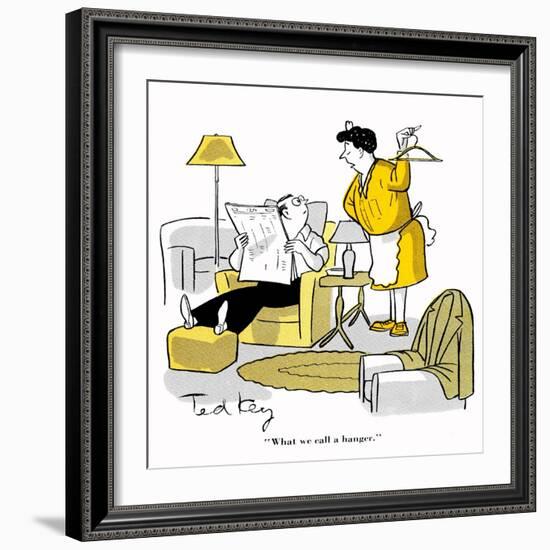 Hazel Cartoon-Ted Key-Framed Giclee Print