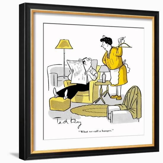 Hazel Cartoon-Ted Key-Framed Giclee Print