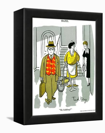 Hazel Cartoon-Ted Key-Framed Premier Image Canvas