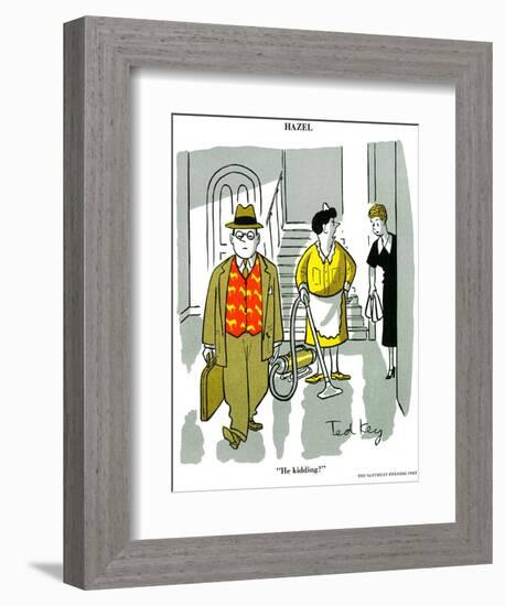 Hazel Cartoon-Ted Key-Framed Giclee Print