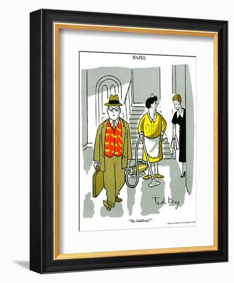 Hazel Cartoon-Ted Key-Framed Giclee Print