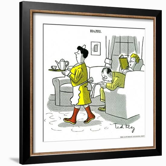 Hazel Cartoon-Ted Key-Framed Giclee Print